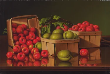 Still Life with Basket of Plums