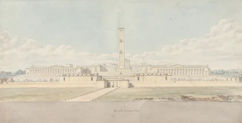 Perspective View of a Fanciful Acropolis Complex
