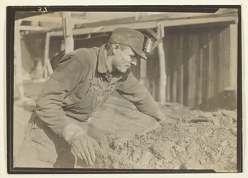 Brakeman on Coal Train, Pennsylvania