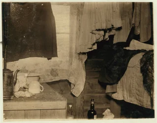 Corner of a Shack Used by Pickers on Theodore Budd