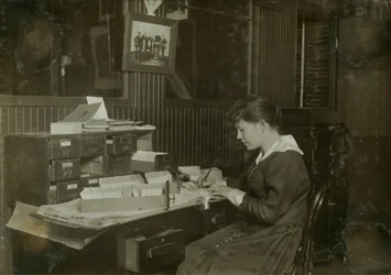 Malvina Amundsen, 15-Year-Old Office Girl at Eastern Talking Machine Co., Boston, Massachusetts