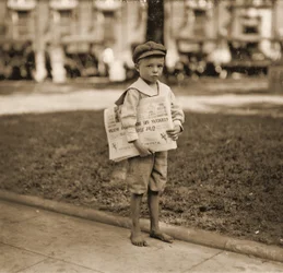 Portrait of a Newspaper Seller, c. 1910