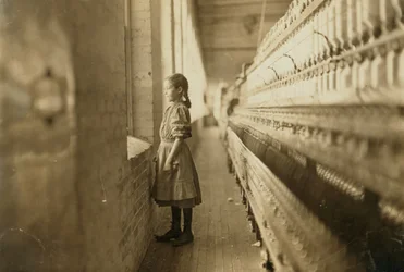 Young Girl Working in a Mill, Lincolnton, North Carolina, USA, c.1908