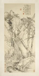 Landscape After Jing Hao and Guan Tong, c. 1690-1770