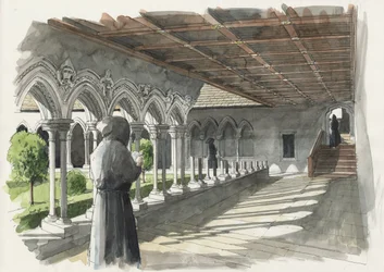 Reconstruction of the Cloister at Lanercost Priory