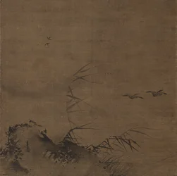 Waterfowl and Reeds, early 1200s