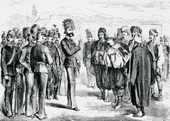 Austrian General Josip Filipovic Receiving Muslim Delegation