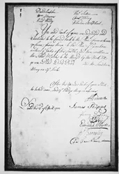 Death Sentence passed on pirates by the Admiralty Court at Cape Corso Castle, Gold Coast