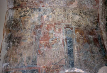 Fresco in Church of Michael Archangel, Kantanos, Crete, Greece