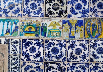 Majolica Tiles Decoration (17th Century), Armenian Patriarchate of Jerusalem, Old City of Jerusalem