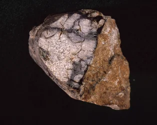 Meteorite found in India in 1875 - Museum of Natural History, Paris