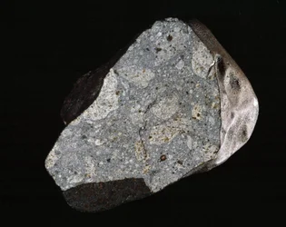 Meteorite found in the Dawn, fallen in 369 - Museum of Natural History, Paris