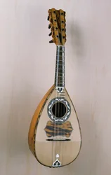 Neapolitan Mandolin, Musical Instrument Built in the Workshop of Pasquale Scala, Praiano, Campania, 20th Century