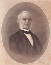 Portrait of American Methodist Bishop Joseph Holdich