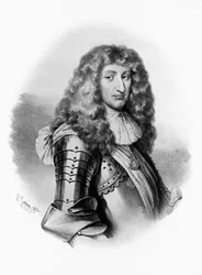 Portrait of Charles Emmanuel II, Duke of Savoy, Engraving