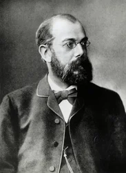 Portrait of Heinrich Hermann Robert Koch, German physician and bacteriologist, Nobel Prize in Medicine in 1905