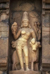 Relief Depicting Parvati, Brihadisvara Temple, Gangaikonda Cholapuram, Tamil Nadu, India