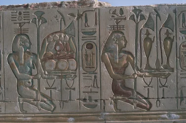 Relief of votive offerings