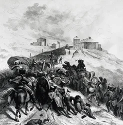 The French army crossing the Sierra de Guadarrama, December 22-24