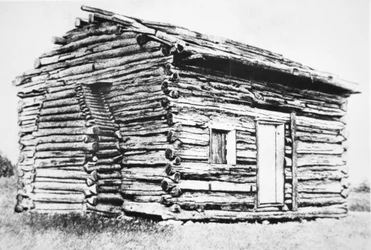 The Log Cabin in which Abraham Lincoln was born