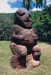 Tiki, Marae Arahurahu, Sculpture, Tahiti