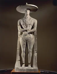 Sculpture of a warrior of Capestrano (4th BC)