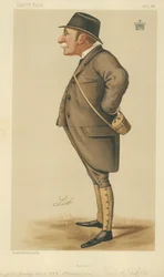The Earl of Suffolk and Berkshire, Dover, 31 December 1887, Vanity Fair cartoon