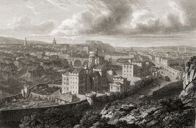 View from Calton Hill, Edinburgh, from 