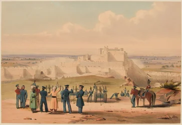 The Storming of Ghuznee. Commander in Chief & Staff, 23 July 1839