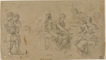 Cornelia Exhibiting Her Two Sons to a Friend