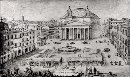 View of the Pantheon, Rome