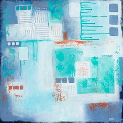 Abstract Teal Geometry