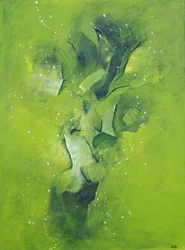 Ethereal Green Abstract