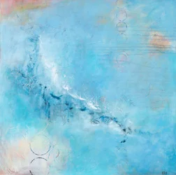 Fluid Blue Abstract