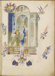 The Annunciation Les Très Riches Heures du duc de Berry