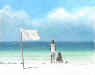 Boys on Beach, Kenya