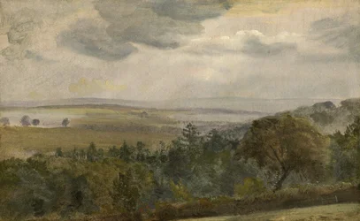Extensive Landscape with Clouds, c.1850