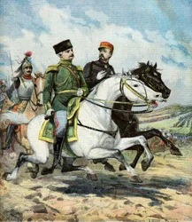 French General Saussier and Russian General Dragomiroff