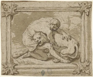Hercules Fighting the Nemean Lion