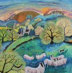 Grazing Sheep