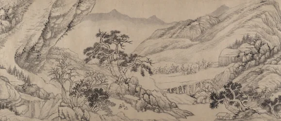 Traveling Amid Streams and Mountains, 1680