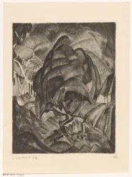 Tree in a Hilly Landscape