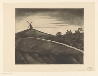 Hilly Landscape with Plowing Ox near Etikhove