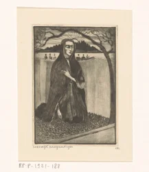 Woman by a Tomb