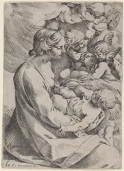 Madonna and Child with Angels