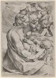 Madonna and Child with Angels