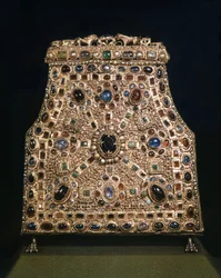 Reliquary of the tooth of Saint John the Baptist (8-9th century). Treasure of the Cathedrale de Monza.