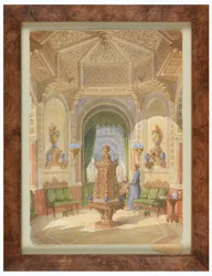 Design for a Moorish Smoking Room [Tabagie], ca. 1844