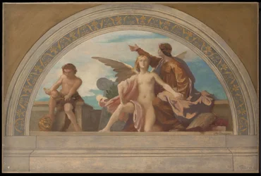 Sketch for the Salon des Lettres, Hôtel de Ville, Paris: Philosophy Sets Thought Free, c. 1890