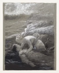 The Little Mermaid Rescues the Drowning Prince